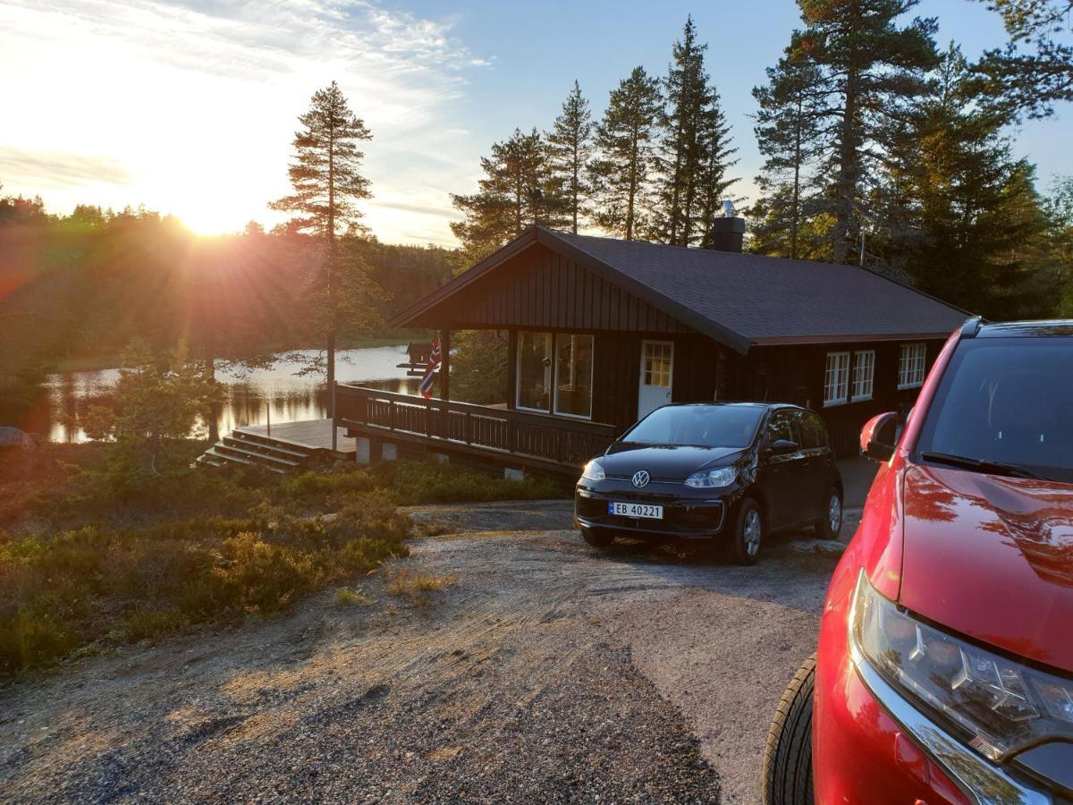 Solhytta Fantastisk Beliggenhet! Hytte Til Leie Pa Skrim! Конгсберг Экстерьер фото