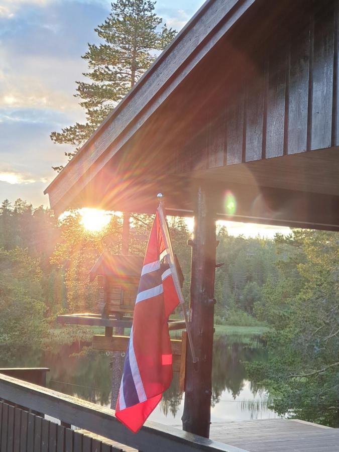 Solhytta Fantastisk Beliggenhet! Hytte Til Leie Pa Skrim! Конгсберг Экстерьер фото