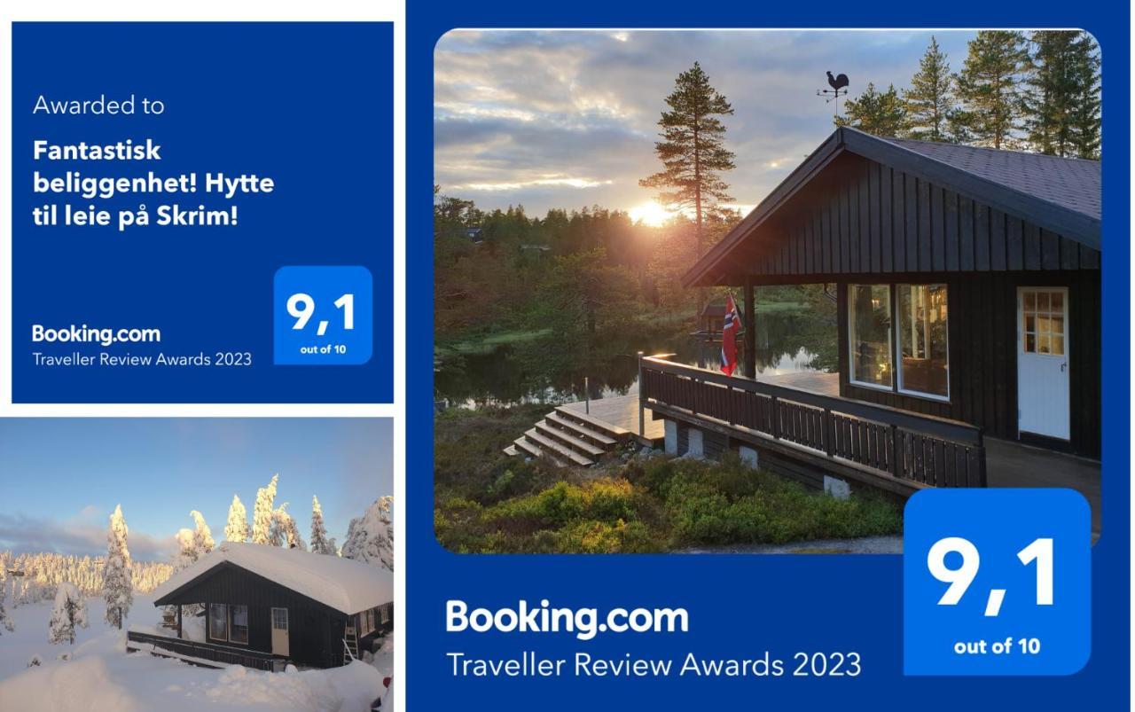 Solhytta Fantastisk Beliggenhet! Hytte Til Leie Pa Skrim! Конгсберг Экстерьер фото